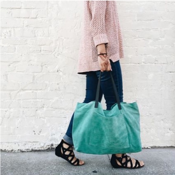 Mark & Graham Bags Mark And Graham Boho Suede Tote Bag Poshmark